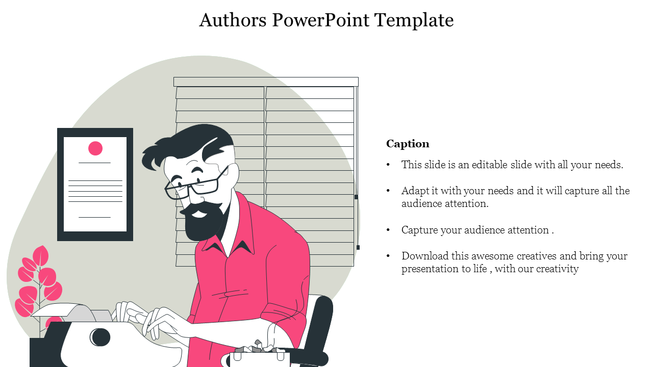Authors PowerPoint Template